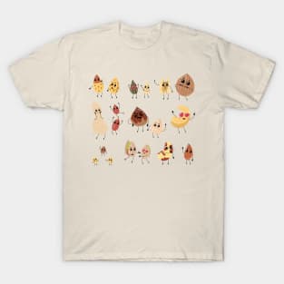 Funny Nuts Cartoon T-Shirt